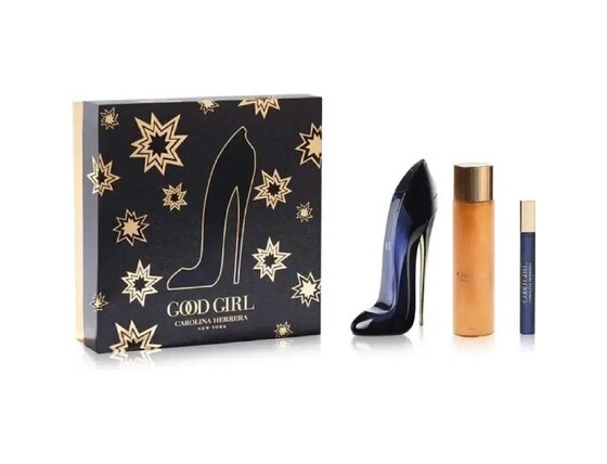 Carolina herrera good girl darčeková sada, parfémovaná voda 80ml + telový olej 100ml + parfémovaná voda roll-on 10ml - Carolina Herrera Good Girl Darčeková sada, parfémovaná voda 80ml + telový olej 100ml + parfémovaná voda Roll-on 10ml