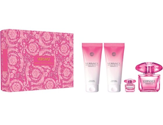Versace bright crystal absolu darčeková sada, parfumovaná voda 90 ml + telové mlieko 100ml + sprchový gel 100ml + parfumovaná voda 5ml - Versace Bright Crystal Absolu Darčeková sada, parfumovaná voda 90 ml + telové mlieko 100ml + sprchový gel 100ml + parfumovaná voda 5ml
