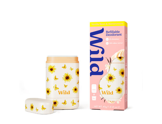 Wild vanilla bean & buttercream sunflower case deostick, 40 g - RETAIL_Deo_SP_Wild-Sunflower_VanillaBean_Expanded_UK-ROW