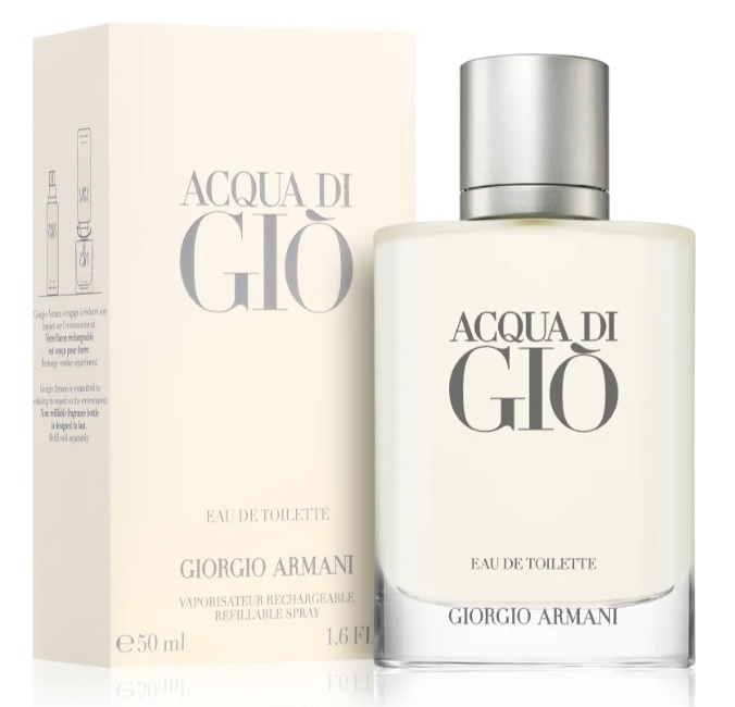 Giorgio Armani Acqua di Gio Pour Homme Refillable Toaletní voda 50ml, pánske