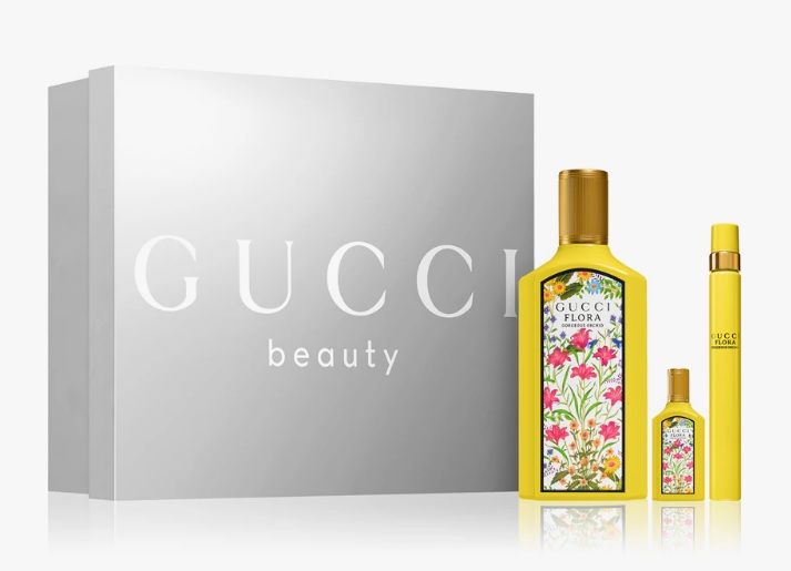 Gucci Flora Gorgeus Orchid Dárková sada, Parfemovaná voda 100 ml +Parfemovaná voda 10 ml + Parfemovaná voda 5 ml