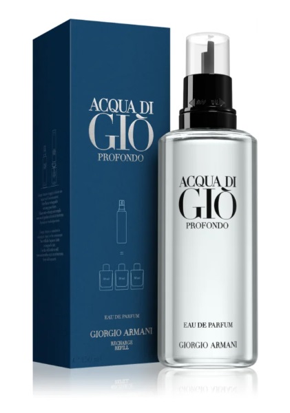 Giorgio Armani Acqua di Gio Profondo Refillable Parfemovaná voda 150ml, pánske
