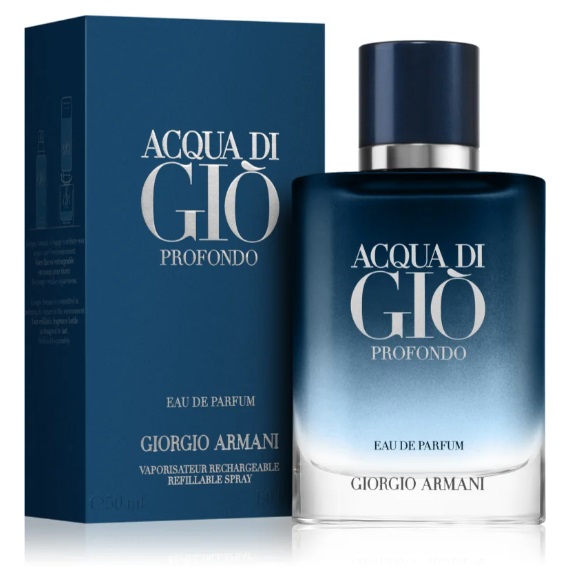 Giorgio Armani Acqua di Gio Profondo Refillable Parfemovaná voda 50ml, pánske