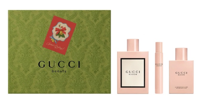 Gucci Bloom Dárková sada, parfémovaná voda 100ml + tělové mléko 100ml + parfémovaná voda 7.4 ml
