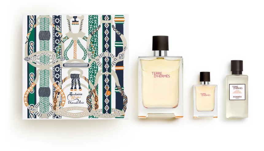Hermes Terre D´Hermes Dárková sada, toaletní voda 100ml + toaletní voda 12.5ml + balzám po holení 40ml