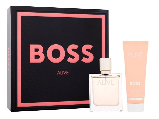 Hugo Boss Alive Dárková sada, parfémovaná voda 50ml + tělové mléko 75ml