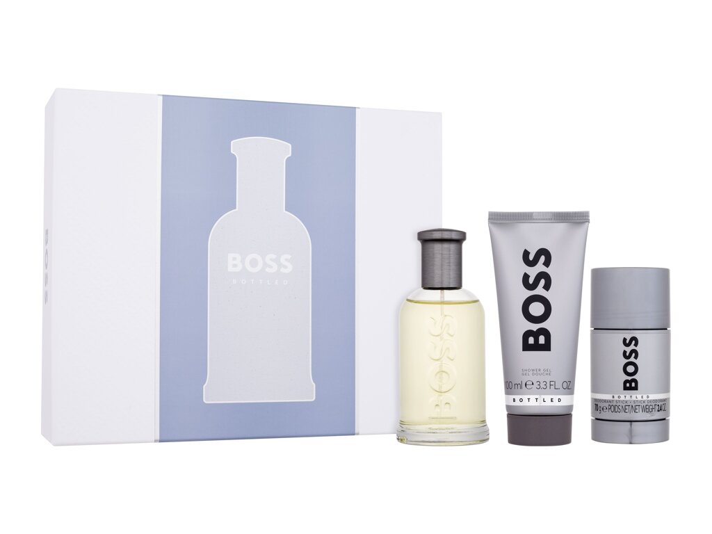 Hugo Boss No.6 Bottled Dárková sada, toaletní voda 100ml + deostick 75ml + sprchový gel 100ml