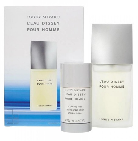 Issey Miyake L`Eau D`Issey pour Homme Dárková sada, toaletní voda 75ml + deostick 75ml
