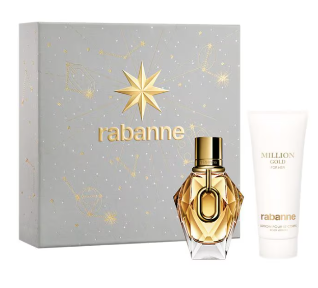Paco Rabanne Million Gold For Her Dárková sada, parfémovaná voda 50ml + telové mléko 100ml