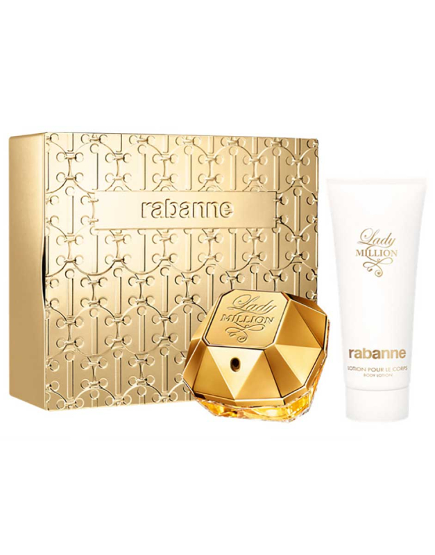 Paco Rabanne Lady Million Dárková sada, parfémovaná voda 80ml + tělové mléko 100ml