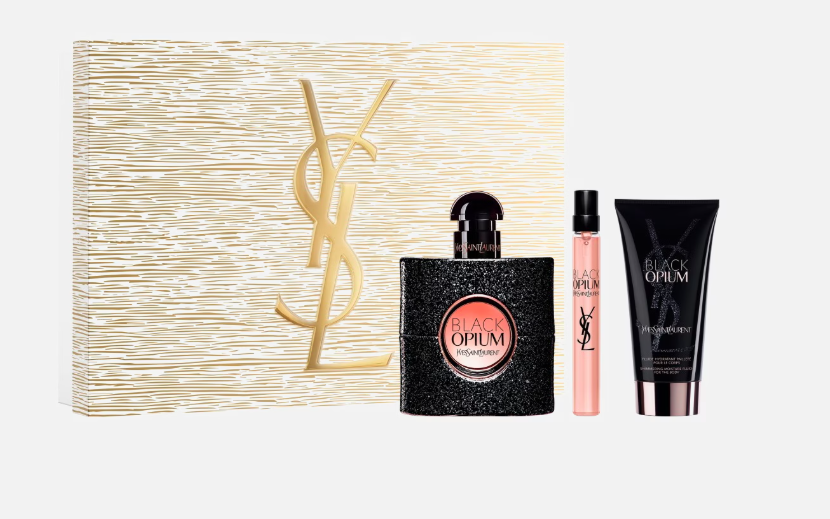 Yves Saint Laurent Opium Black Dárková sada, parfémovaná voda 90ml + tělové mléko 50ml + parfémovaná voda 10ml