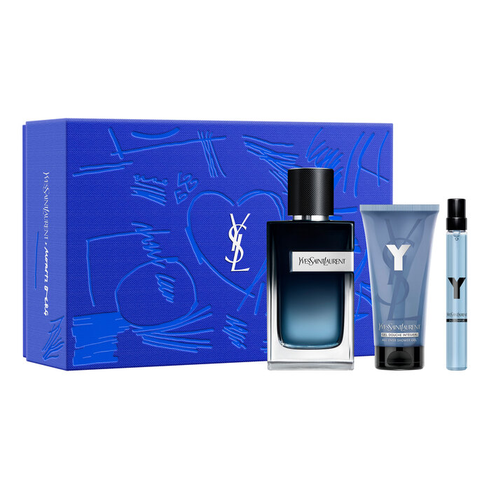 Yves Saint Laurent Y Dárková sada, parfemovaná voda 100ml + parfemovaná voda 10ml + sprchový gel 50ml