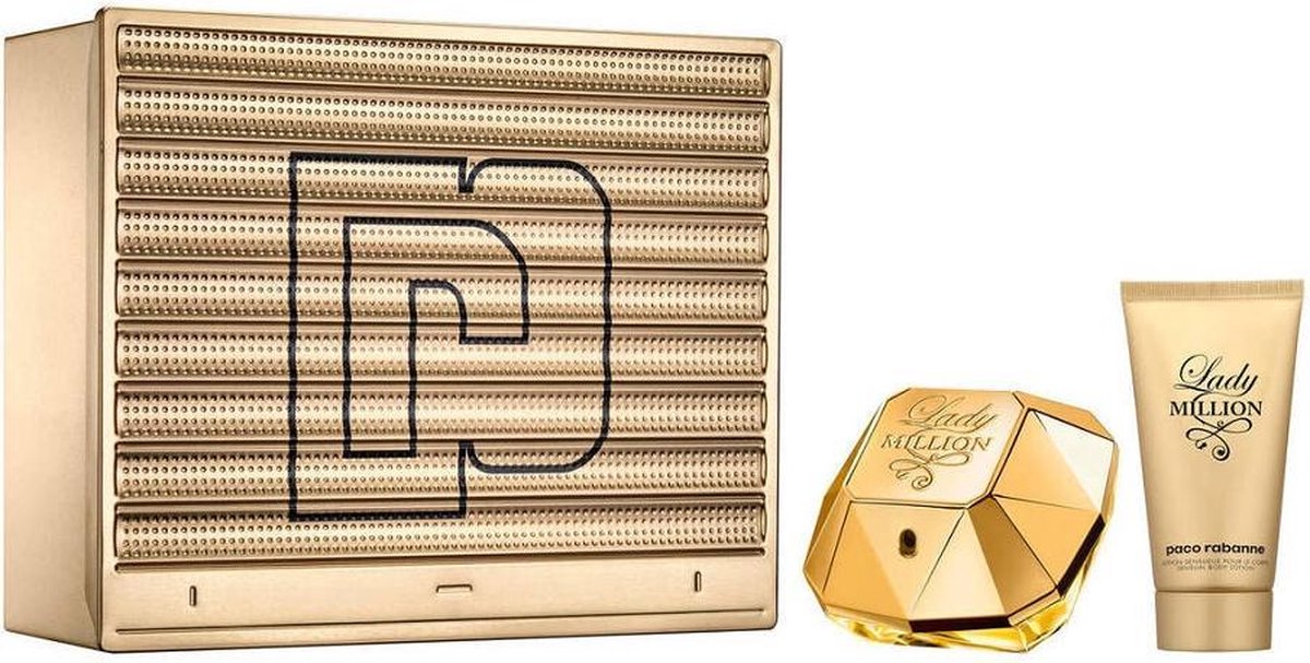 Paco Rabanne Lady Million Dárková sada, parfémovaná voda 50ml + tělové mléko 75ml