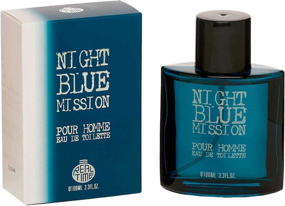 Real Time Night Blue Mission Pour Homme toaletná voda 100ml