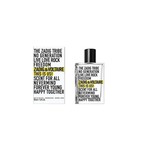 Zadig & Voltaire This Is Us! Toaletní voda, 50ml