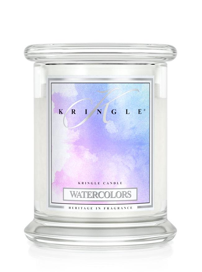 Kringle Candle Watercolors vonná svíčka střední 2-knotová (411 g)