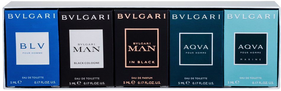 Bvlgari Mini set Dárková sada, toaletní voda Aqva pour Homme 5ml